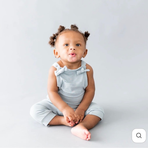 Kyte BABY Other - Kyte Bamboo Jersey Overalls Fog 0-3 months